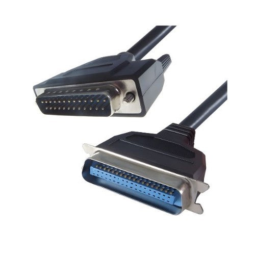 connektgear 2m Parallel Centronics Printer Cable DB25 Male to C36 Male