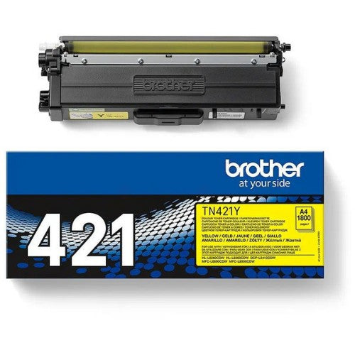 Brother TN-421Y Toner-kit yellow, 1.8K pages ISO/IEC 19752 for Brother HL-L 8260/8360
