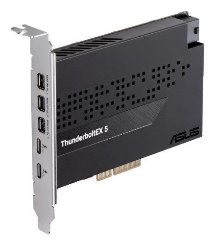 ASUS ThunderboltEX 5 interface cards/adapter Internal Mini DisplayPort, PCIe, USB 2.0