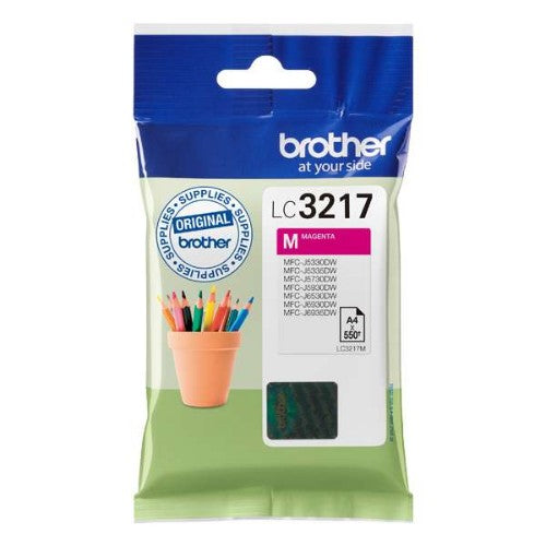 Brother LC-3217M Ink cartridge magenta, 550 pages ISO/IEC 24711 9ml for Brother MFC-J 5330