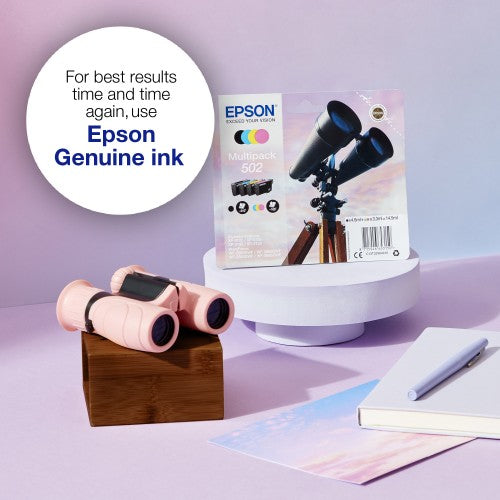 Epson C13T02W94010/502XL/502 Ink cartridge multi pack Bk,C,M,Y 9,2ml + 3x3,3ml Pack=4 for Epson XP 5100