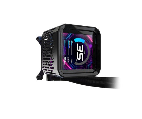 Asrock Phantom Gaming 360 LCD Processor All-in-one liquid cooler 12 cm Black