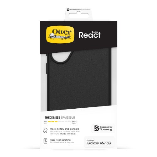 OtterBox React Samsung Galaxy A57 5G Black