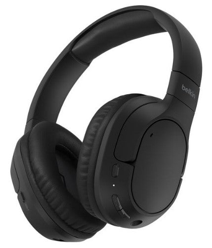 Belkin AUD009HQBK headphones/headset Wireless Head-band Calls/Music USB Type-C Bluetooth Black