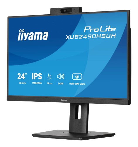 iiyama XUB2490HSUH-B2 computer monitor 60.5 cm (23.8") 1920 x 1080 pixels Full HD LED Black