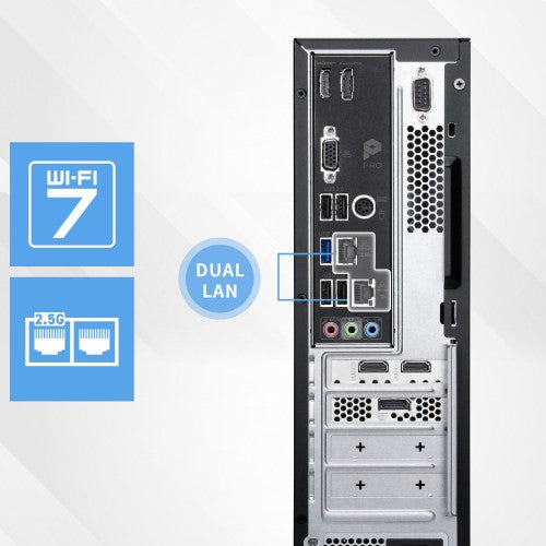 MSI PRO DP80 A14G Intel Core 5 14400, Barebone, DP80 A14G, SFF, Mini Computer, HTPC, (NO RAM, NO Storage, NO OS), Intel Graphics/DDR5/Dual HDMI/Dual LAN/WiFi 6E/BT 5.3