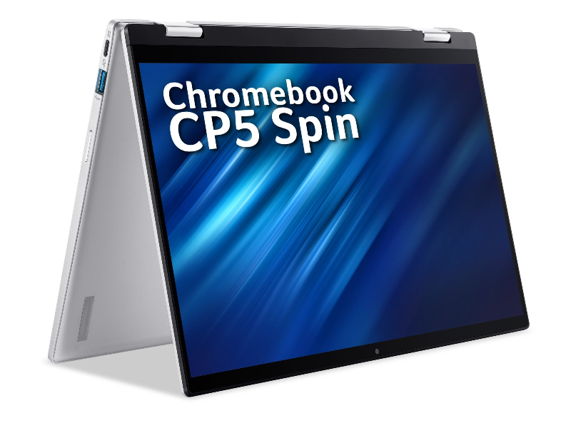 Acer Chromebook CP514-2H-37C8 35.6 cm (14") Touchscreen Full HD Intel® Core™ i3 i3-1110G4 8 GB LPDDR4x-SDRAM 128 GB SSD Wi-Fi 6 (802.11ax) ChromeOS Silver