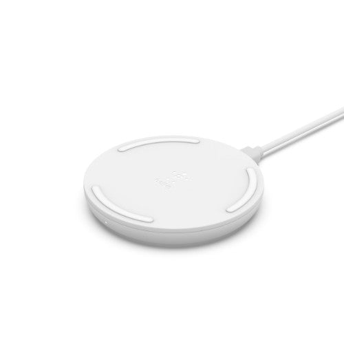 Belkin WIA001BTWH mobile device charger Telephone White AC Wireless charging Fast charging Auto