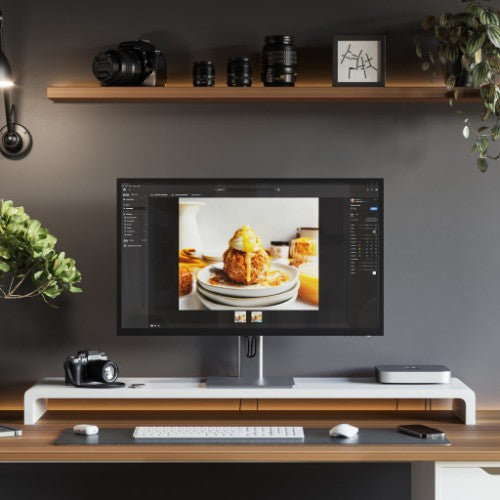 ALOGIC 32C4KPDW computer monitor 81.3 cm (32") 3840 x 2160 pixels 4K Ultra HD Aluminium, Black