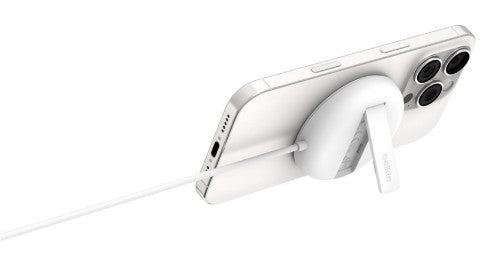 Belkin WIA011HQWH mobile device charger Headset, Smartphone White USB Wireless charging Fast charging Indoor