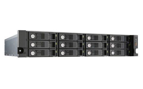 QNAP TVS-1271U-RP NAS Rack (2U) Ethernet LAN Black, Grey i5-4590S