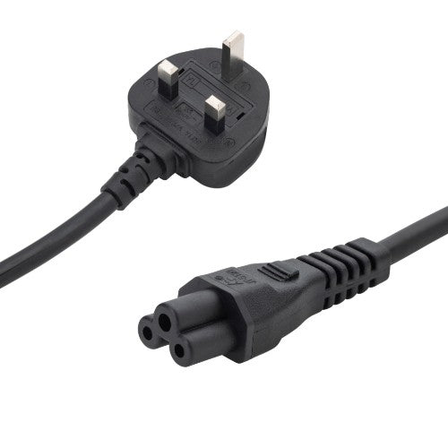 connektgear 5m UK Mains Power Cable - UK Plug to C5 (Cloverleaf) Socket