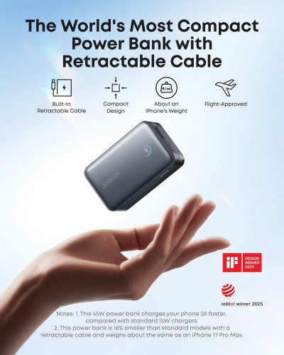 Anker A1638 10000 mAh Black
