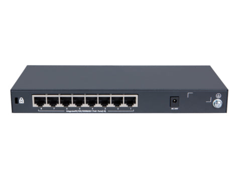 HPE OfficeConnect 1420 8G PoE+ (64W) Unmanaged L2 Gigabit Ethernet (10/100/1000) Power over Ethernet (PoE) 1U Grey