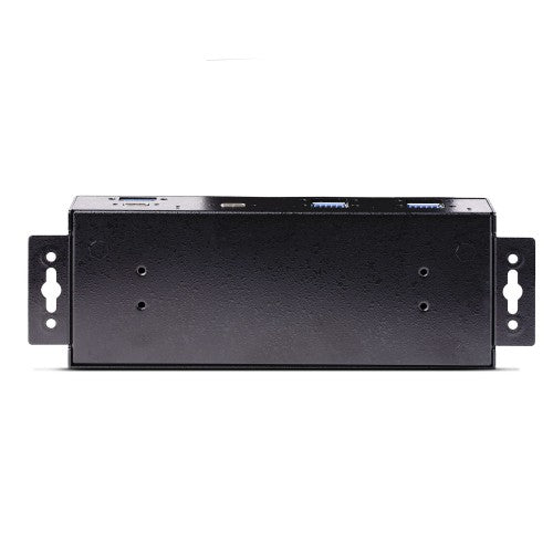 StarTech.com 7-Port Industrial USB 10Gbps Hub with Power Adapter, Metal, Mountable, 5x USB-A and 2x USB-C Downstream Ports, ESD Protection, Powered USB Hub, TAA