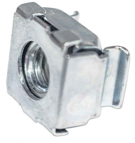 Intellinet Cage Nut Set (100 Pack), M6 Nuts, Bolts and Washers, Suitable for Network Cabinets/Server Racks, Plastic Storage Jar, Lifetime Warranty