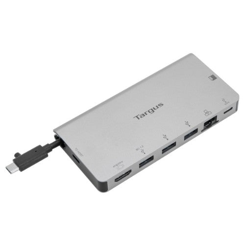 Targus DOCK414EU notebook dock/port replicator Wired USB 3.2 Gen 1 (3.1 Gen 1) Type-C Black, Silver