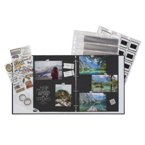 Hama Negative ring binder A4 Black