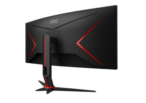 AOC G2 CU34G2XP computer monitor 86.4 cm (34") 3440 x 1440 pixels UltraWide Quad HD LED Black, Red