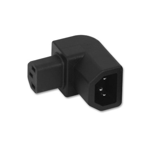 Lindy Right Angled IEC Adapter, Down