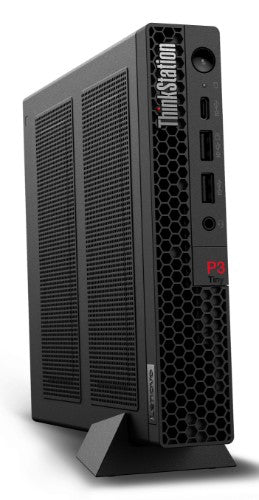 Lenovo ThinkStation P3 Tiny Intel® Core™ i7 i7-14700 32 GB DDR5-SDRAM 512 GB SSD NVIDIA RTX A400 Windows 11 Pro Mini PC Workstation Black