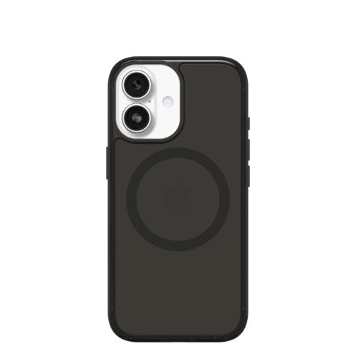 OtterBox Symmetry Clear MagSafe Series for Apple iPhone 17, Black Mist, black