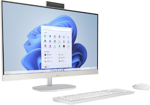 HP 27-cr0017na AMD Ryzen™ 3 7320U 68.6 cm (27") 1920 x 1080 pixels All-in-One PC 8 GB LPDDR5-SDRAM 512 GB SSD Windows 11 Home Wi-Fi 6 (802.11ax) White
