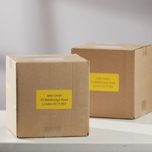 Dymo 2133400 DirectLabel-etikettes yellow 54mm x 101mm 220 pcs for Dymo Etiketten 10cm/5XL 10cm/LW 550 60mm