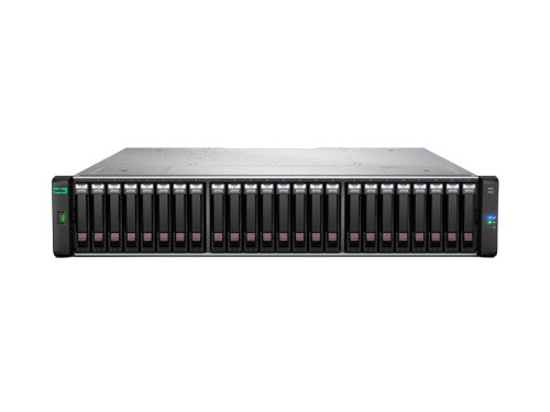 HPE MSA 2050 disk array 7.2 TB Rack (2U) Black, Stainless steel