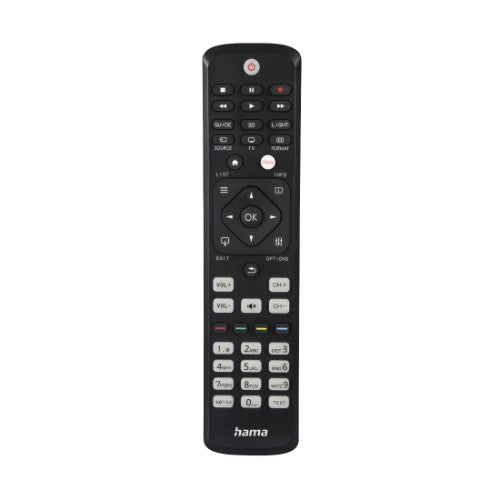 Hama 00221063 remote control IR Wireless TV Press buttons