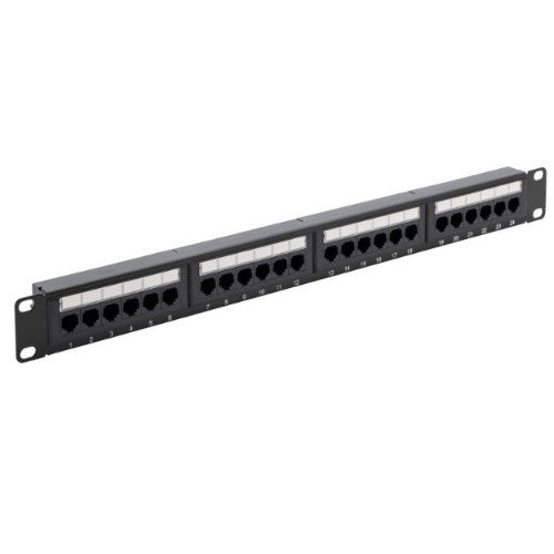 connektgear 24 Port Patch Panel (CAT6) IDC Punch Down 19 inch