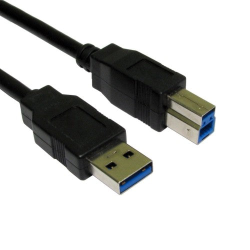 Cables Direct USB3-805 USB cable 5 m USB 3.2 Gen 1 (3.1 Gen 1) USB A USB B Black