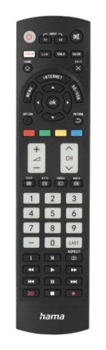Hama 00221064 remote control IR Wireless TV Press buttons