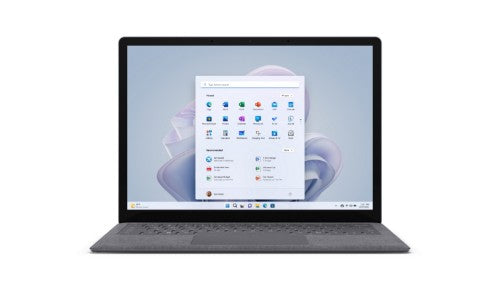 Microsoft Surface Laptop 5 Intel® Core™ i5 i5-1245U 34.3 cm (13.5") Touchscreen 16 GB LPDDR5x-SDRAM 256 GB SSD Wi-Fi 6 (802.11ax) Windows 11 Pro German Platinum