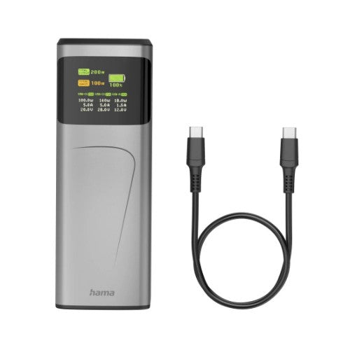 Hama High Power Lithium-Ion (Li-Ion) 24000 mAh Grey