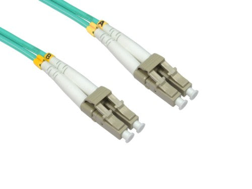 Cables Direct LC/LC, 15m fibre optic cable OM4 Blue