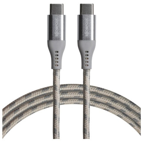 Boompods Tide USB cable 1.5 m USB C Titanium