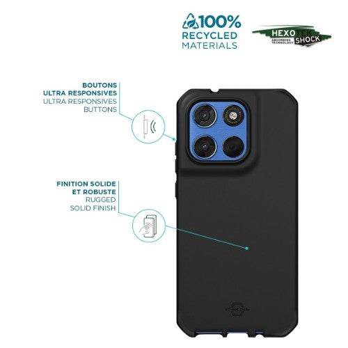 Mobilis 066109 mobile phone case 17.2 cm (6.78") Cover Black