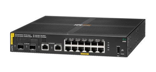HPE Aruba Networking CX 6100 12G Class4 PoE 2G/2SFP+ 139W Switch