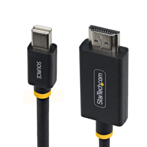 StarTech.com 2M-MDP-HDMI2-4K60 video cable adapter Mini DisplayPort HDMI Type A (Standard) Black