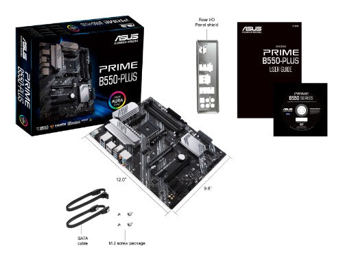 ASUS PRIME B550-PLUS AMD B550 Socket AM4 ATX