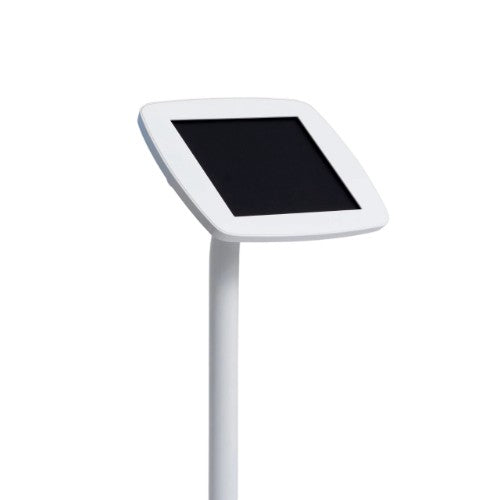 Bouncepad Original Floorstanding Slim with USB Cable | Covered Front Camera and Home Button | White | Samsung Galaxy Tab A9+ and A11+ 11-inch (2023 - 2025)