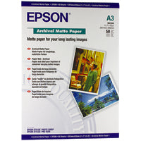 Epson Archival Matte Paper, DIN A3, 189g/m², 50 Sheets