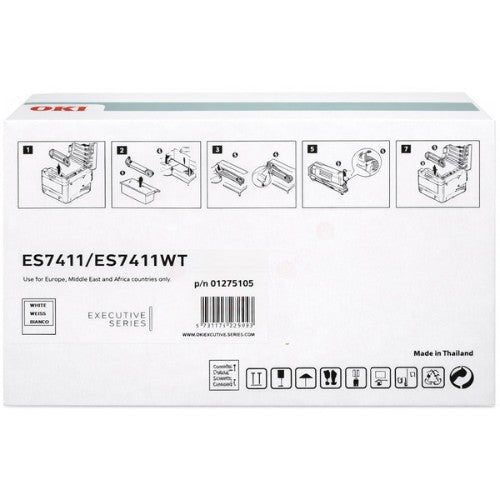 OKI 01275105 Drum kit white, 6K pages/5% for OKI ES 7411 WT/Pro 7411 WT