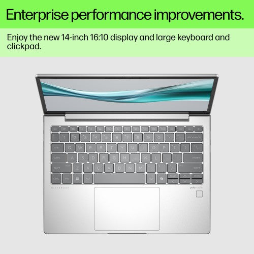 HP EliteBook 640 G11 Intel Core Ultra 7 155U Laptop 35.6 cm (14") WUXGA 24 GB DDR5-SDRAM 512 GB SSD Wi-Fi 6E (802.11ax) Windows 11 Pro AI PC Silver