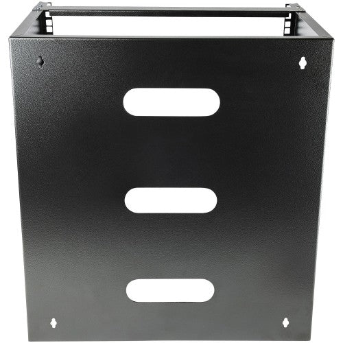 StarTech.com 12U Wall Mount Network Rack - 14 Inch Deep (Low Profile) - 19" Patch Panel Bracket for Shallow Server and IT Equipment, Network Switches - 125lbs/57kg Weight Capacity, Black