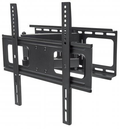 Manhattan Wall Mount for TV & Monitors (Full Motion), For screens 32" to 55", VESA compatibility: all between 200x200mm to 400x400mm - check the dimensions of the four mounting holes on back of screen to ensure it fits, Max 50kg, Black, Bracket, Lifetime