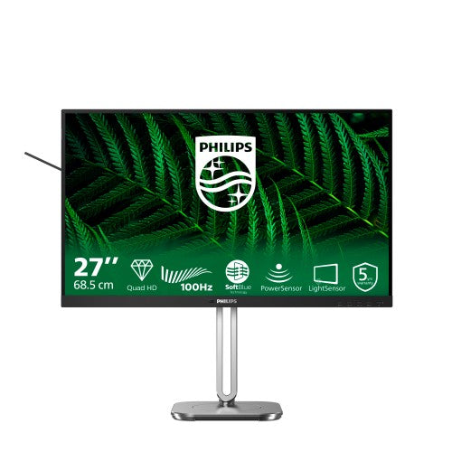 Philips 5000 series 27B2G5500/00 computer monitor 68.6 cm (27") 2560 x 1440 pixels Quad HD LCD Anthracite