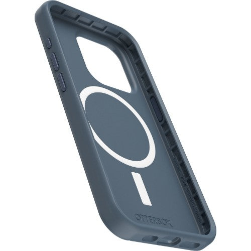 OtterBox Symmetry Series Clear for MagSafe for iPhone 15 Pro, Bluetiful (Blue)