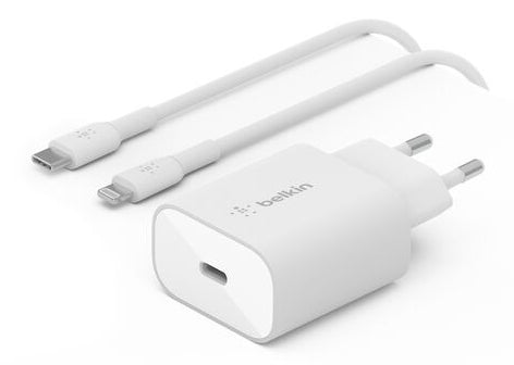 Belkin WCA004VF1MWH-B6 mobile device charger Mobile phone White USB Fast charging Indoor